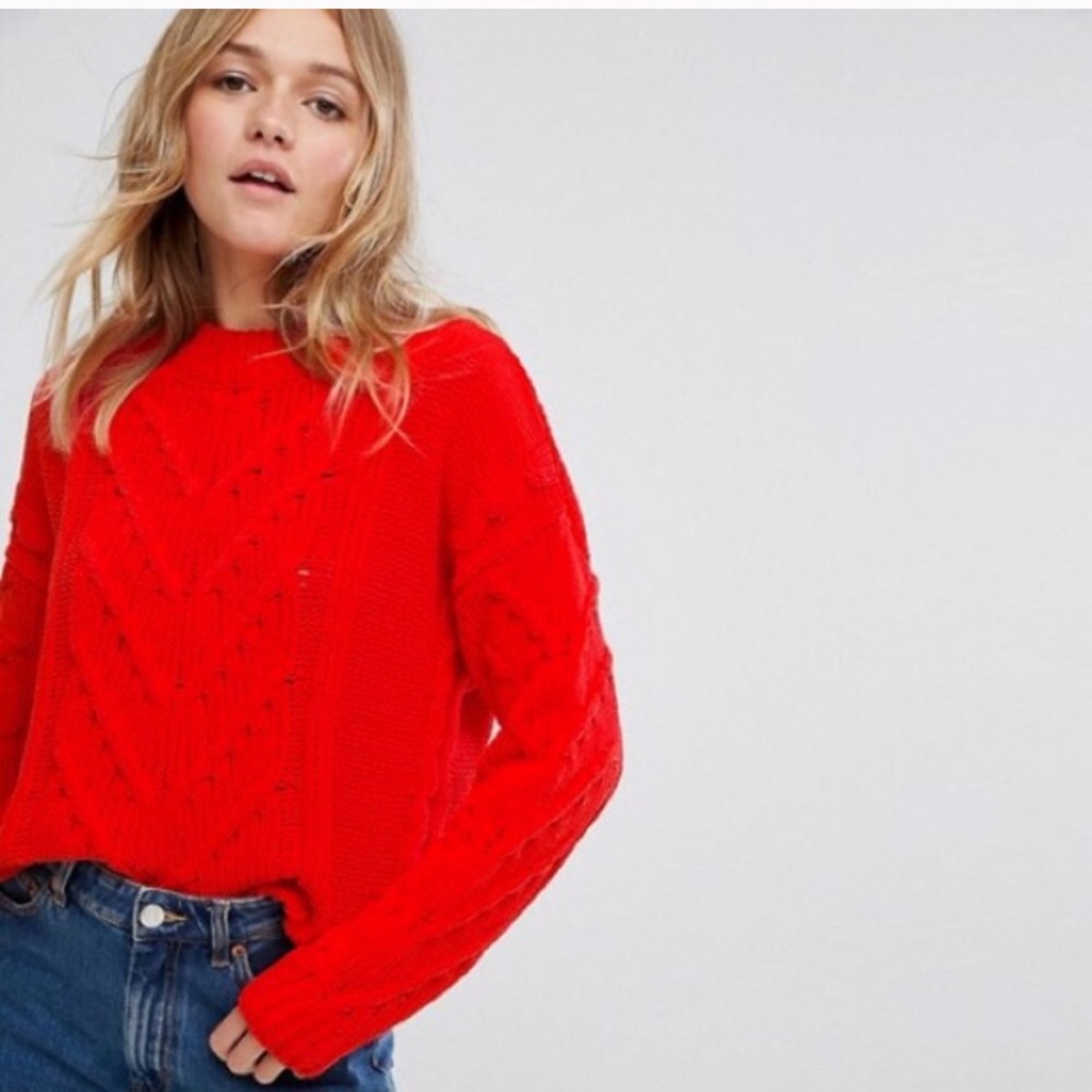 Pull & bear chenille sweater